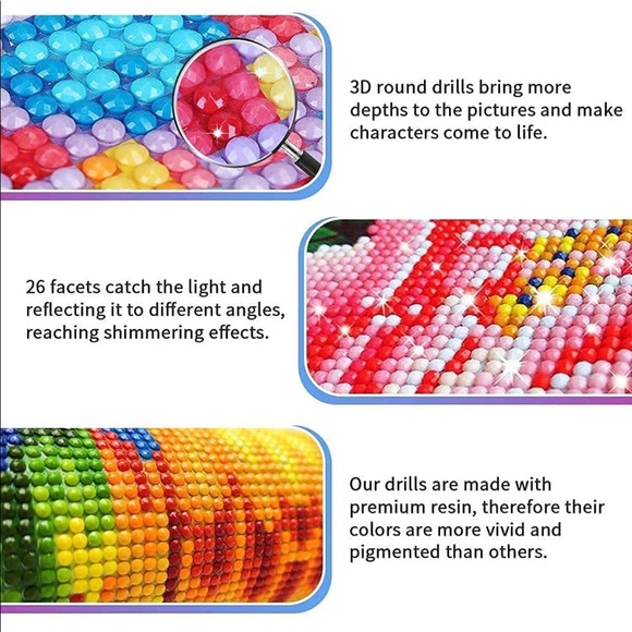 DIY 5D Diamond Painting by Numbers for Adults & Kids - Picture 3 of 4